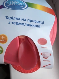 Набор Lindo А 50 Тарелка на присоске с крышкой и ложкой Синий (4890210500508) фото от покупателей 19