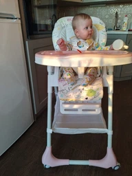 Стільчик для годування BABY TILLY Bistro T-641/2 Rose /1/ фото від покупців 10