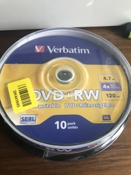 Verbatim DVD+RW 4.7 GB 4x Cake 10 шт Silver (43488)