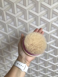 Щітка для сухого масажу EcoTools "Dry Body Brush" бамбукова ручка із синтетичним ворсом / щетиною середньої жорсткості для лімфодренажу тіла від целюліту (1 шт.) фото від покупців 7