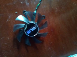 Вентилятор Everflow для відеокарти ASUS 3-pin R128015SH (R128015BH R128015SU FD8015U12D R128015BU FD8015U12S) (№25) фото від покупців 10