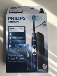 Электрическая зубная щетка PHILIPS Sonicare HX6871/47 Protective Clean 6100 фото от покупателей 16