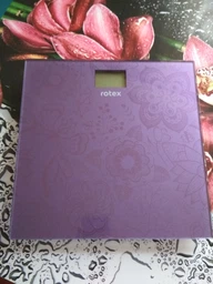 Напольные весы ROTEX RSB07-P с LCD-дисплеем до 150 кг автоматическое включение и отключение индикаторы перегрузки и заряда батареи фото от покупателей 18