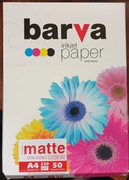 Фотобумага Barva Original Матовая А4 230 г/м2 50 л (IP-A230-022) фото от покупателей 3