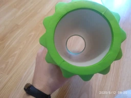 Масажний ролик EasyFit Grid Roller 33 см v.1.2 Чорний фото від покупців 1