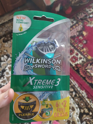 Одноразові станки Wilkinson Sword Xtreme 3 Sensitive 4+2 шт (4027800010707) фото від покупців 5