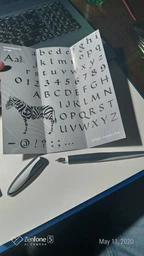 Ручка пір'яна для каліграфії Herlitz Nicewriter Dark Shale 3 змінних пера Чорно-білий корпус (11360286) фото від покупців 3