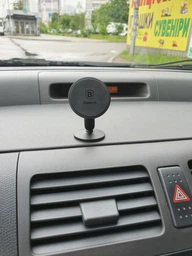 Автодержатель для телефона Baseus Bullet An On-Board Magnetic Bracket Red (SUYZD-09) фото от покупателей 1