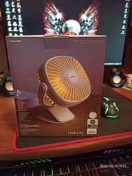 Портативний Вентилятор BASEUS Box Clamping Fan 360 White фото від покупців 1