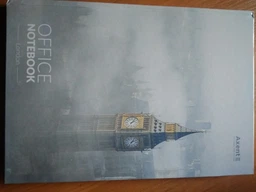 Книга канцелярская записная Axent London А4 в твердой обложке 192 листа клетка (8423-21-A)