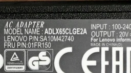 Блок живлення ExtraDigital High Quolity для ноутбуків Lenovo 20V, 3.25A, 65W (4.0x1.7) (PSL3867) фото від покупців 5