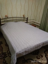 Покривало Дует стьобане двостороннє 140х210 см Ніжність фото від покупців 12