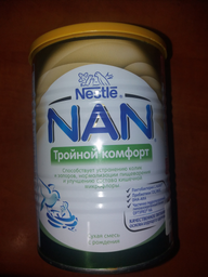 Суха суміш NAN ExpertPro Потрійний Комфорт для дітей з народження 400 г (7613035710788) фото від покупців 3