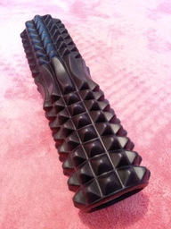 Масажний ролик EasyFit Grid Roller 33 см v.1.2 Чорний