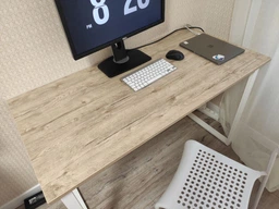 Комп'ютерний стіл Ferrum-decor Дейв 75x100x60 білий ДСП Дуб Сонома 16мм
