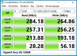 SSD диск Kingston HyperX Fury 3D 120GB 2.5" SATAIII TLC (KC-S44120-6F)