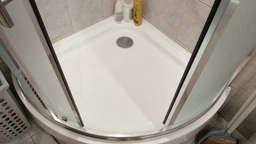Душевая кабина AQUASTREAM Premium 120 LB с раздвижной дверью правосторонняя серая однодверная с поддоном фото от покупателей 2