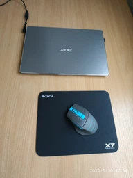 Миша бездротова A4Tech Fstyler FG30S (Grey), безшумна, USB, колір чорний+сірий фото от покупателей 2