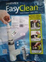Сифон для раковины PREVEX EasyClean 40 мм клик-клак с переливом пластик хром (1512412) фото от покупателей 2