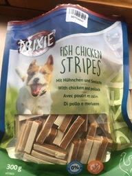 Лакомство для собак Trixie 31803 Premio Chicken and Pollock Stripes XXL палочки курица/лосось 300 г (4011905318035) фото от покупателей 4