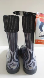Детские резиновые сапоги для девочки Demar Twister Lux Print 0038 HB 26-27 Разноцветные (5901232008015) фото от покупателей 13