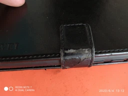 Чохол Idewei для Xiaomi Redmi Note 7 / Note 7 Pro книжка шкіра PU червоний фото від покупців 1