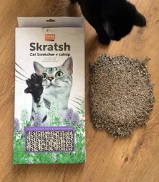 Flamingo Carton Cat Scratcher когтеточка для кошек, наВесная, картон, с кошачьей мятой 47,5х23,5х4 см фото от покупателей 2