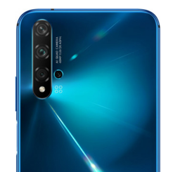 Чохол Lenuo Carbon Fiber для Honor 20 Pro / Huawei Nova 5T Navy Blue