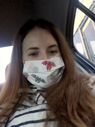 Набір 10 шт. багаторазових захисних масок з поліуретаном PPF різнокольорові 800815