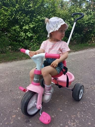 Детский металлический велосипед 2 в 1 Smoby Toys Би Муви 68х52х52 см Розовый (7600740339) фото от покупателей 10