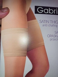 Стрічки на стегна (бандалетки) від натирання мереживні Gabriella Thigh Band L/XL (3/4) Бежеві фото від покупців 4