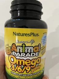 Жирные кислоты Natures Plus Animal Parade Омега 3-6-9 для детей, вкус Лимона 90 желатиновых капсул (97467299948) фото от покупателей 4