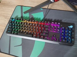 Клавиатура проводная Asus ROG Strix Scope Cherry MX Red RGB USB (90MP0180-B0RA00) фото от покупателей 6