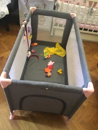 Кровать-манеж Kinderkraft Joy Pink фото від покупців 19