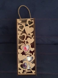 Коробка для пляшки з фанери LOVE IS CAPSBOARD (245000) фото від покупців 1