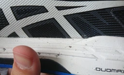 Кросівки ASICS Gel-Exalt 5 1011A162-003 44 (10) 28 см Чорні з білим (4550215760221) фото від покупців 2