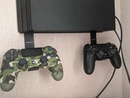 Крепление на стену ViMount PlayStation 4 PS4 PRO + 2шт держателей для геймпадов Dualshock 4 черный фото от покупателей 8