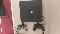 Крепление на стену ViMount PlayStation 4 PS4 PRO + 2шт держателей для геймпадов Dualshock 4 черный фото от покупателей 9