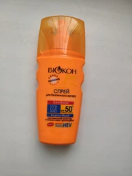 Спрей для безопасного загара Биокон Солнечный экран SPF-50+ 160 мл (4820160031180) фото от покупателей 1