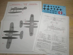 Збірна модель ICM He 51B-2, німецький винищувач-гідроплан 72192 фото від покупців 4