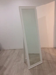 Зеркало в полный рост 172х52 Белое с коричневой патиной Black Mirror 7024-237 напольное фото от покупателей 7