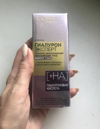 Крем для кожи вокруг глаз L'Oreal Paris Гиалурон эксперт Восстанавливающий Увлажняющий Уход 15 мл (3600524009007) фото от покупателей 7