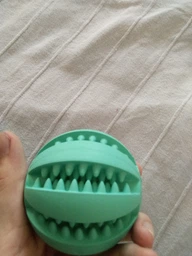 Игрушка для собак Trixie Мяч Denta Fun 7 см, резина фото от покупателей 13