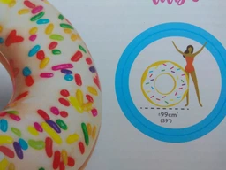 Коло дитяче надувне для плавання Intex 56263 «Пончик із присипкою» (Ø99 см, вік 9+, до 100 кг) фото от покупателей 2