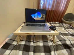 Столик для ноутбука Білий WoodMood фото від покупців 5