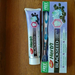 Зубна паста аюрведична Чорний кмин Dabur Herb'l, 150 г + щітка фото від покупців 2