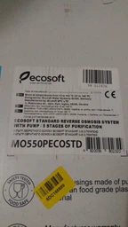 Фільтр зворотного осмосу Ecosoft Standard PRO з мінералізацією та помпою (MO550MPECOSTD) фото от покупателей 12