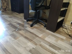 Коврик защитный под компьютерное кресло TexiGum 0.8 мм 75х125 см Прозрачный фото от покупателей 1
