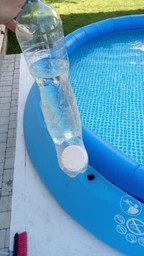 Тривалий повільний хлор для бассейну 3 в 1 AquaDoctor MC-T 5.0 кг у великих таблетках із синіми вкрапленнями 25 шт по 200 грам фото від покупців 5