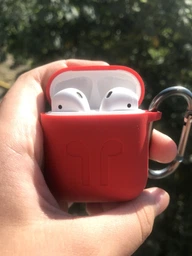 Чехол 2Е для Apple AirPods Pure Color Silicone Imprint 1.5 мм Fuchsia (2E-AIR-PODS-IBSI-1.5-FK)